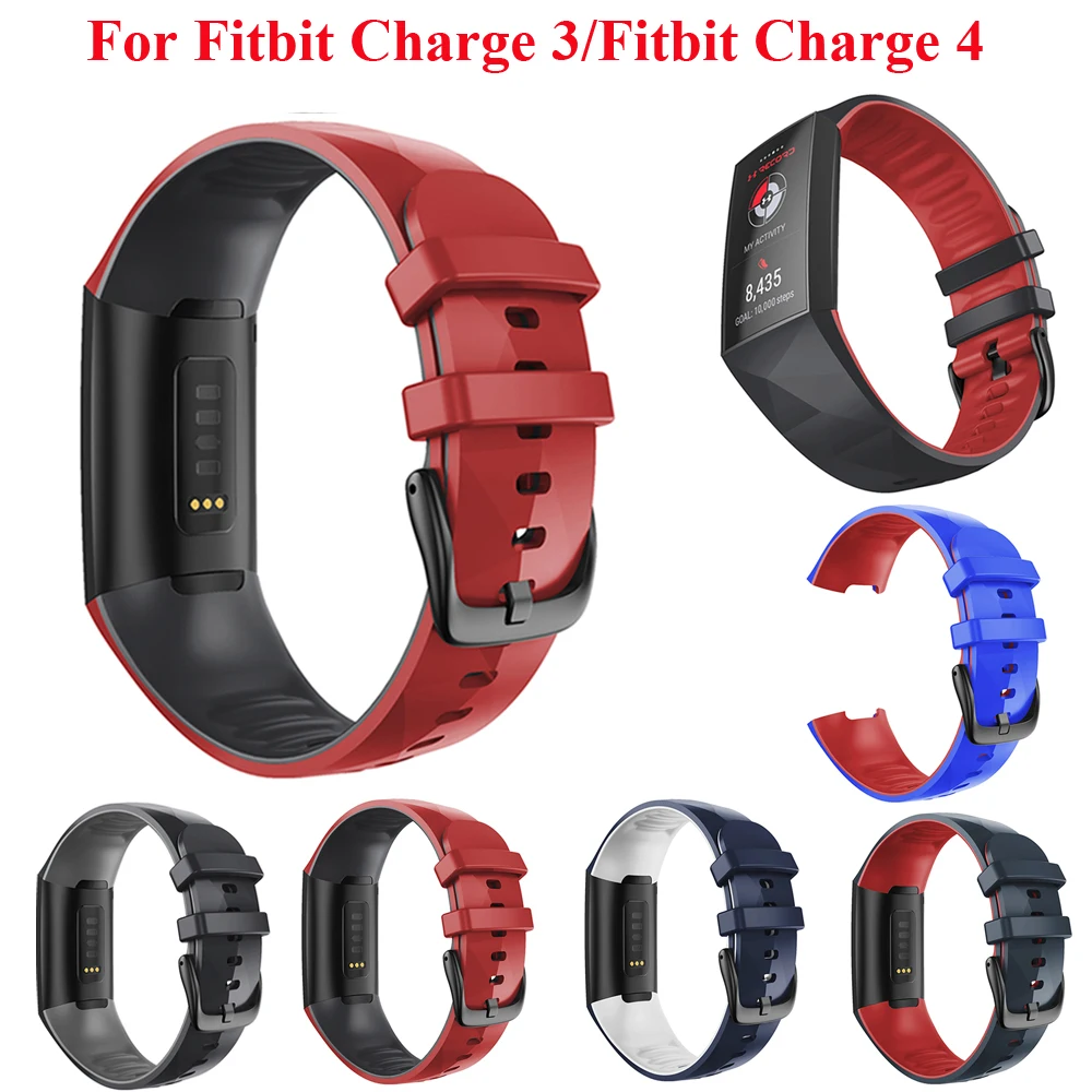 

Высококачественный ремешок для часов Fitbit Charge 4, браслет, спортивные ремешки для часов, силиконовый браслет для Fitbit Charge 3 3 SE, аксессуары