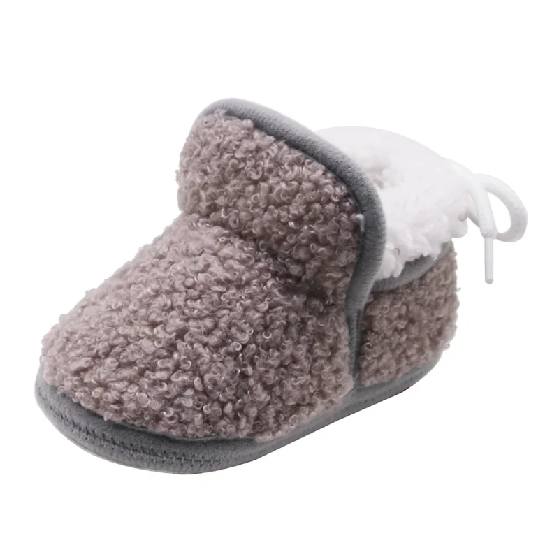 Зимняя обувь для маленьких мальчиков и девочек; зимняя теплая обувь для младенцев; ботиночки для маленьких девочек; тканевые ботинки для маленьких мальчиков