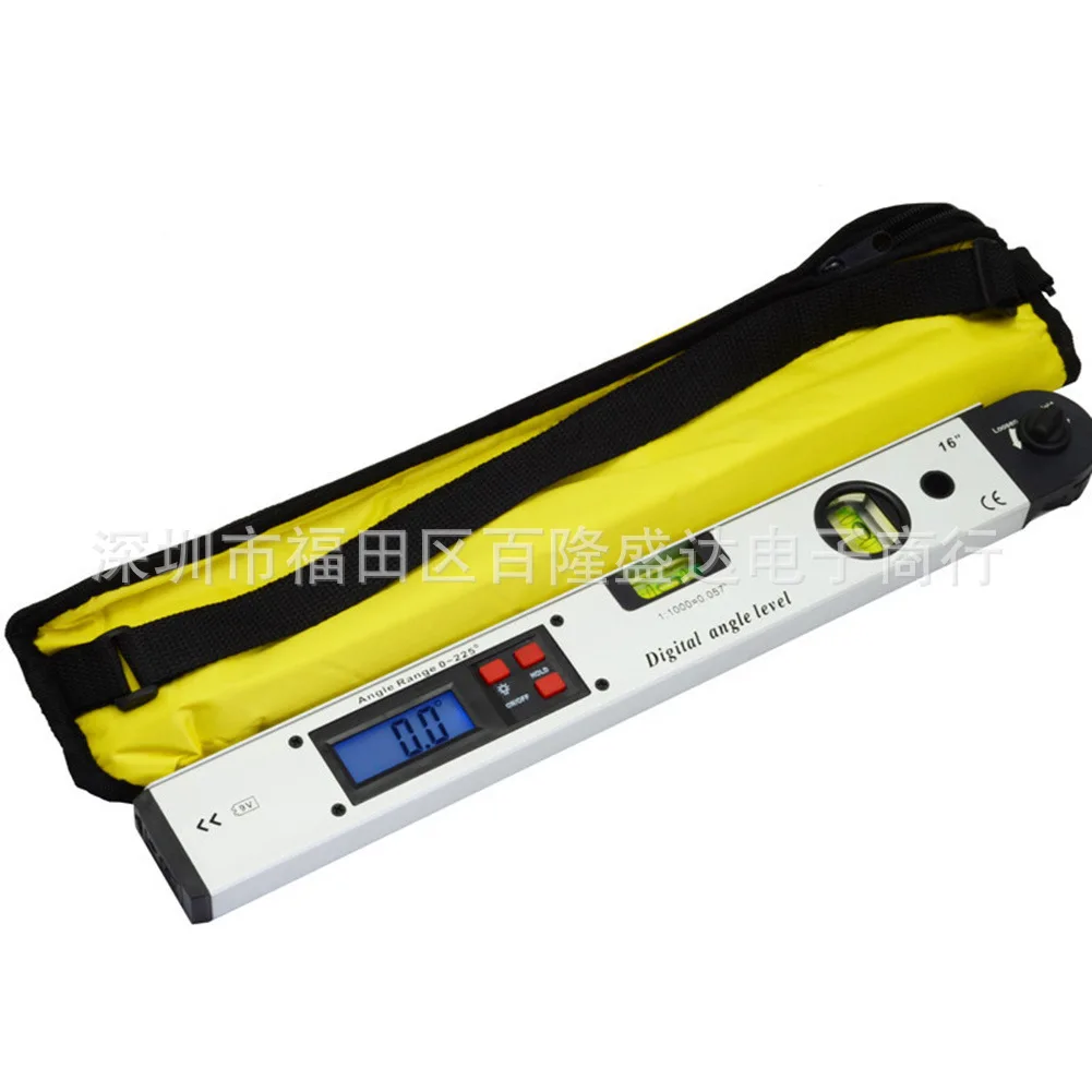 

400 Size 225-Degree Electronic Laser Level Digital Laser Angle Instrument Infrared Digital Angle Ruler