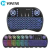 VONTAR Israel Hebrew English Language Mini Keyboard 2.4G i8  Wireless Mini Keyboard Touchpad Mouse Combo For Tv box mini pc ps3 ► Photo 2/4