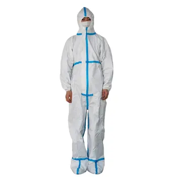 

Combination overall disposable isolation suit for workers dustproof clothing antistatic overall clothing for man and woman