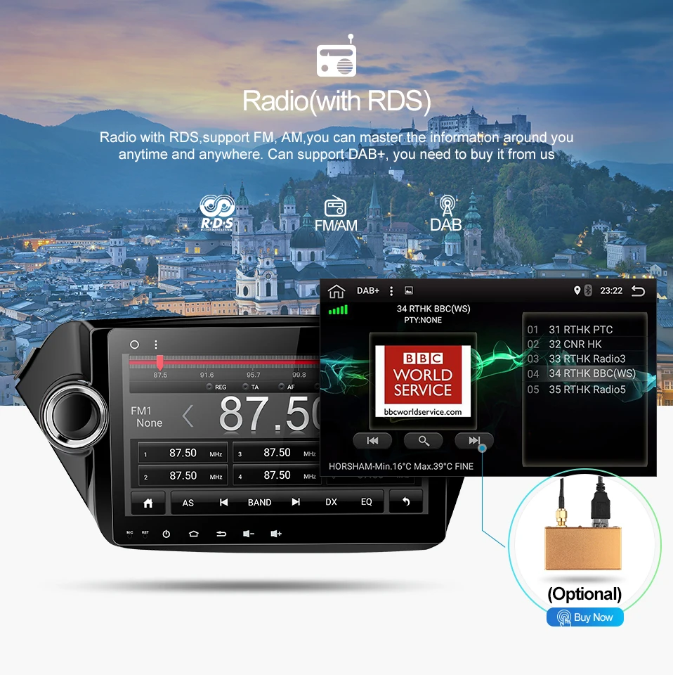 Excellent AK29071 uniway android 9.0 car dvd for kia rio k2 2012 2013 2015 2016 car radio sterao gps navigation 13