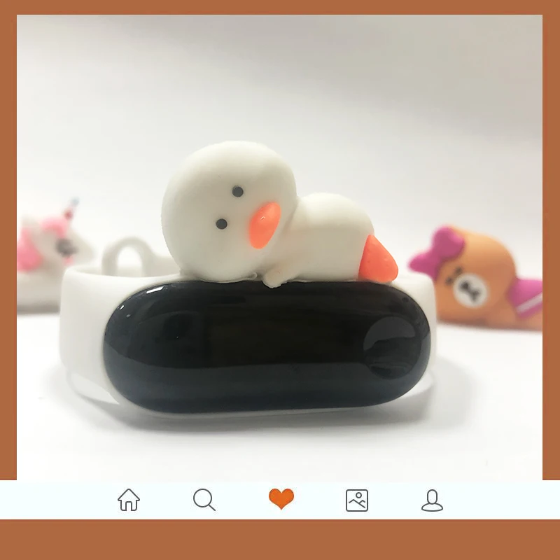 white duck Спортивные часы водонепроницаемые M2 умный Браслет монитор сердечного ритма Smartband шагомер калории трекер сна Bluetooth умные часы - Цвет: white duck
