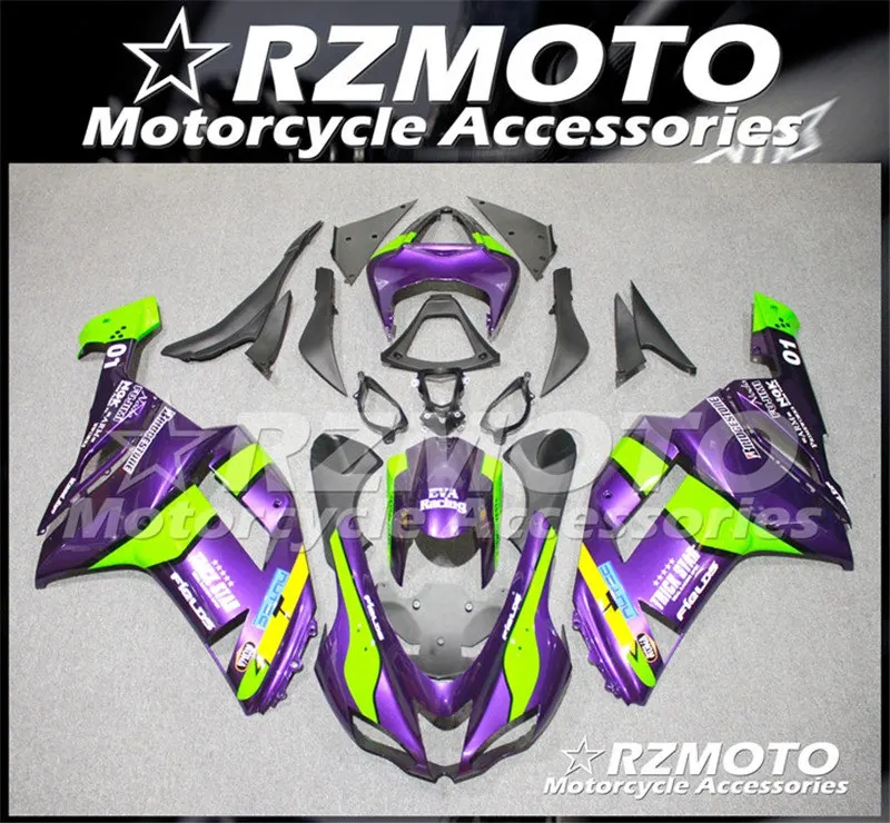 Мотоциклетный обтекатель abs Подходит для Kawasaki ZX6R 636 ZX-6R 2007 2008 корпусные детали пресс-форм Магазин № 0283