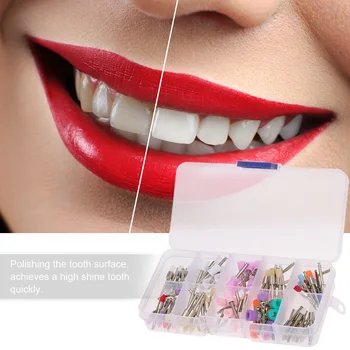 

100pcs/bag Dental Polishing Brush Polisher Prophy Rubber Cup Latch Colorful Nylon Bristles Mix Style Dentist Tool Lab Material