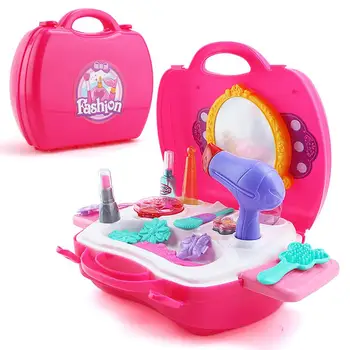 

21Pcs Simulated Make up Lipstick Mirror Case Cosmetic Set Pretend Play Girl Toy