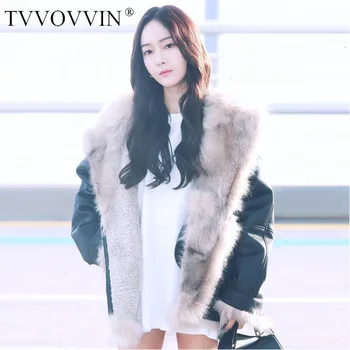 

TVVOVVIN Leisure Wide Waisted Full Sleeve Hooded Collar Women Loose Thick Short Parkas 2019Autumn Winter New Female Clothes L743