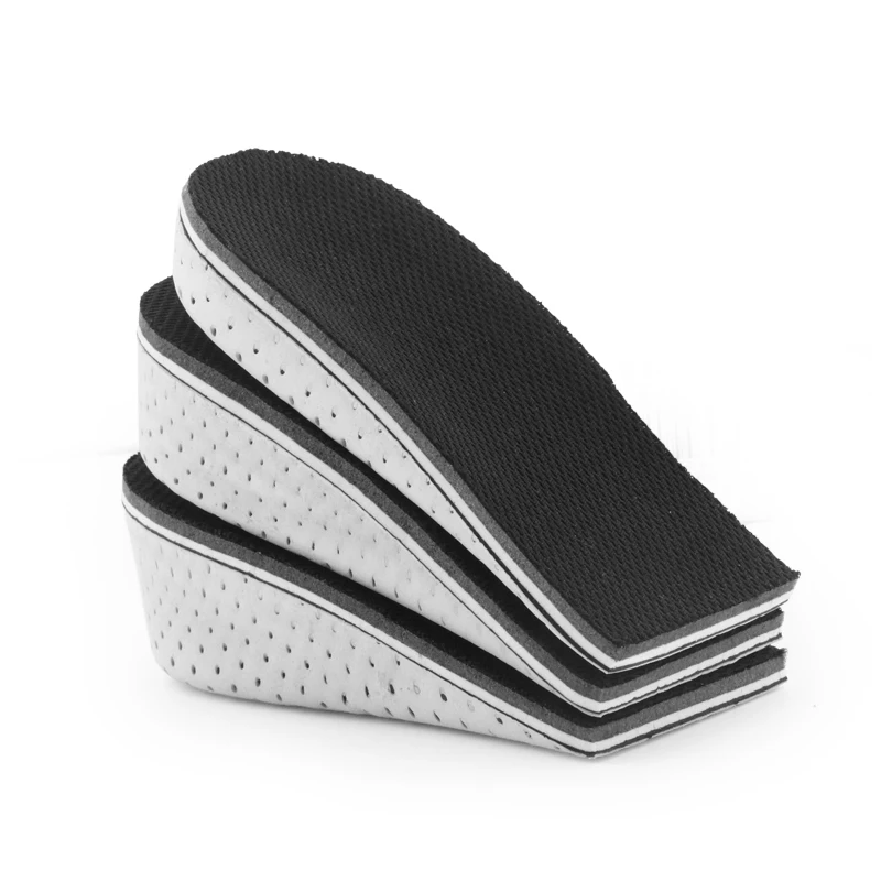 Baasploa Height Increase Insole Hard Breathable Memory Foam Heel Lifting Inserts Lifts Shoe Pads Elevator Insoles For Unisex