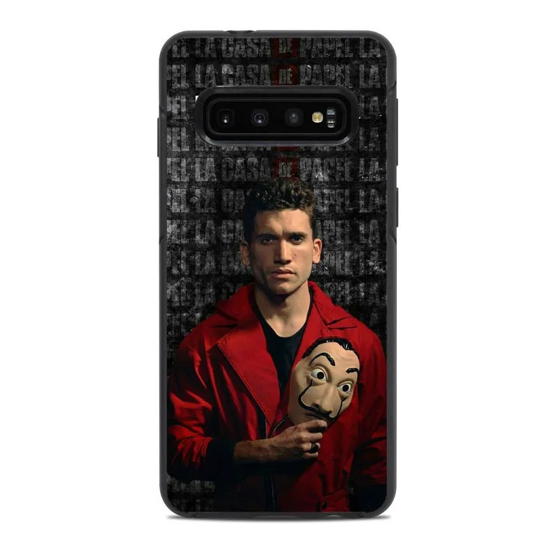 La Casa De Papel Heist Money Heist Черный Силиконовый ТПУ чехол для телефона чехол для samsung NOTE9 S10LITE S9 S8 S9PIUS 2018A8 A6 NOTE8