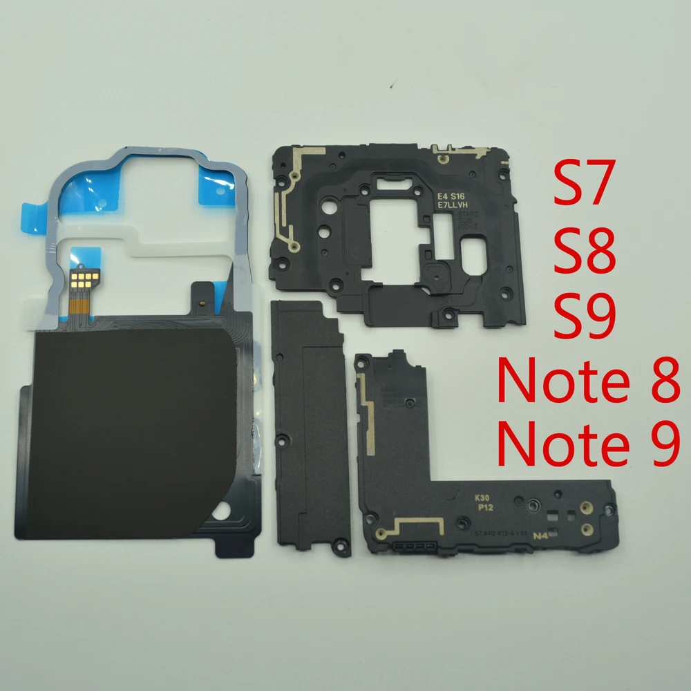 NFC Беспроводная зарядка Антенна Панель Громкий динамик для samsung Galaxy S7 Edge S8 S9 Plus Note 8 9 оригинальные запчасти для телефонов 4 шт