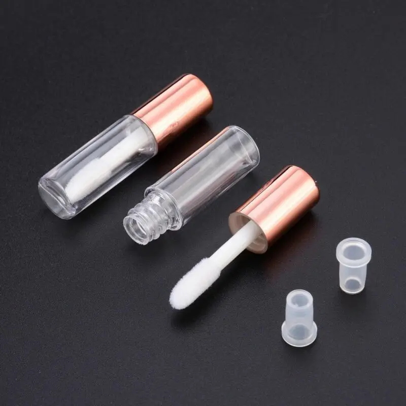 Mini Plastic Empty Clear Lip Gloss Tube Balm Makeup Bottle Container 50pcs~10pcs 1.2ml perfume bottle glass bottles refillable bottles perfume spray bottle