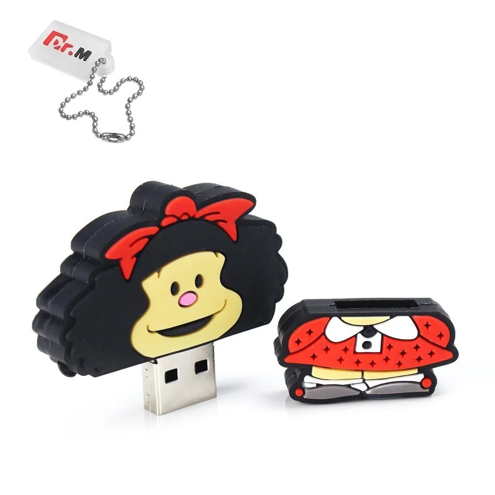 Черная обезьяна, флеш-диск USB 2,0, 4 ГБ, 8 ГБ, 16 ГБ, 32 ГБ, 64 ГБ, 128 ГБ