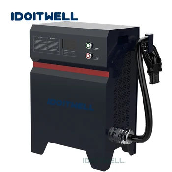 

Customized Automatic PFC 120V battery pack charger machine 120V 60A high power can bus control PFC battery charger with display