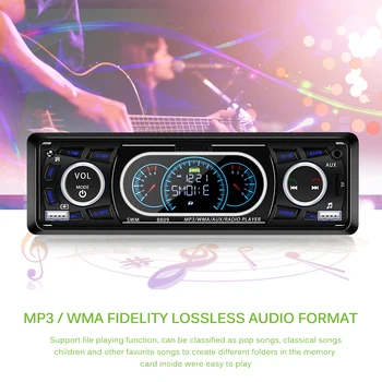 

Multifunction MP3 Player For Phone Hands-Free Calling high-capacity Fm Card Machine Dual Car Accessory Usb Port Bluetooth Kit