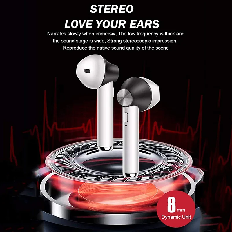 Newest Bluetooth Earphone Stereo Wireless Headphones Running Sport Bass Headset With Mic For Iphone Xiaomi Huawei Mobile Phone