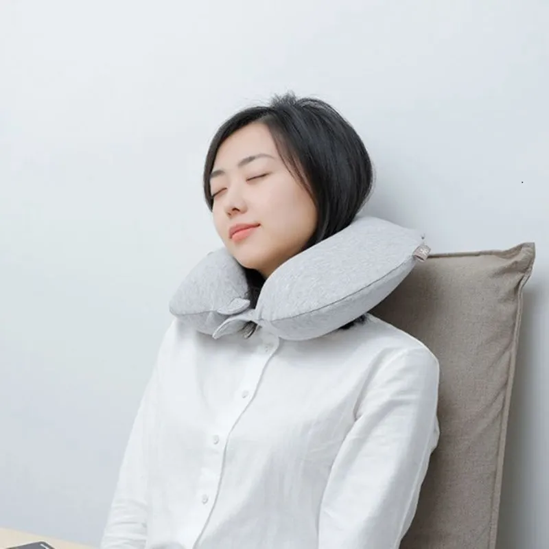 Оригинальная подушка для шеи xiaomi 8H u-образная с эффектом памяти 8H подушка для обеда Антибактериальная переносная подушка для путешествий и отдыха в офисе