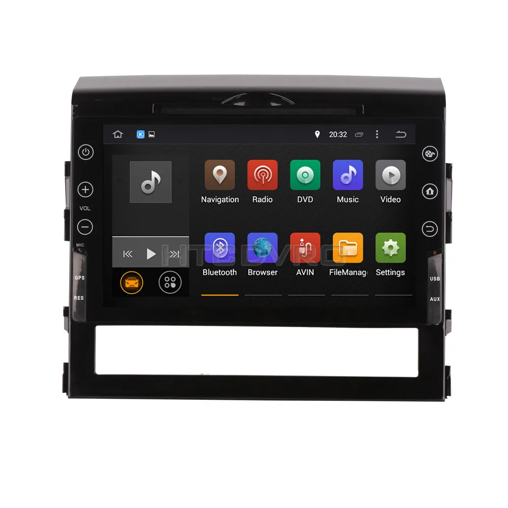 YMODVHT 9 дюймов 4G Восьмиядерный Android 0 7 1 автомобильный dvd плеер для Toyota Land Cruiser LC200 2016