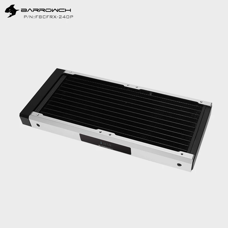 Barrowch FBCFRX-240 Хамелеон рыбы модульный 240 мм радиатор с OLED дисплей акрил/POM Впускной модуль подходит для 120 мм вентилятора