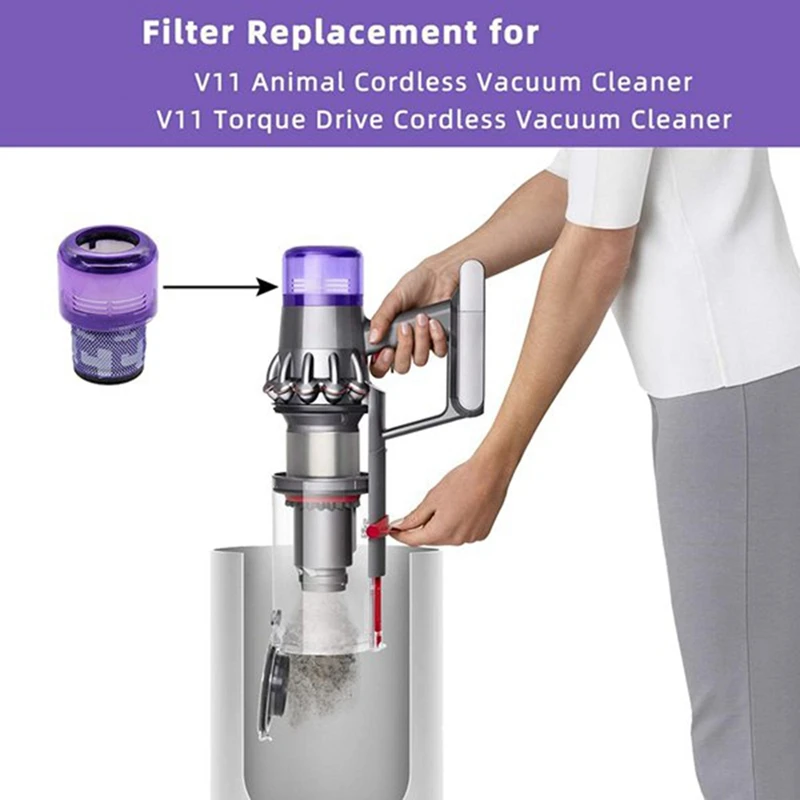 4 Pak Penggantian Filter Vakum untuk 