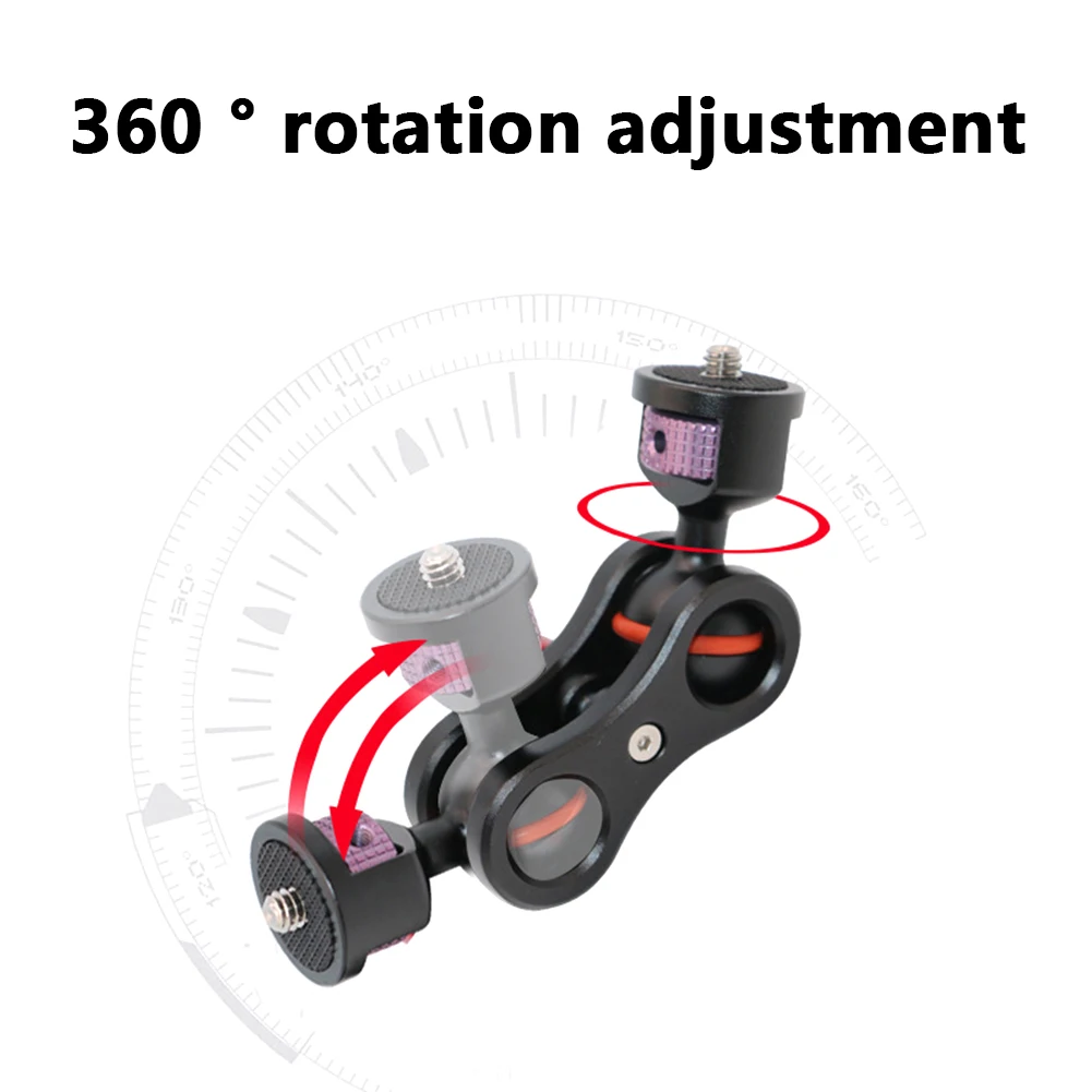 Кронштейн для камеры, вращающийся держатель для скалолазания, магический шарнир, универсальные аксессуары для путешествий, простая установка, регулируемое крепление для SLR A37
