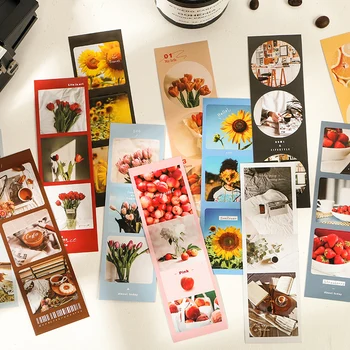 

Mohamm 3Sheets Life Series Decorative Sticker Books Scrapbooking DIY Note Paper Sticker Flake Stationary Accessories Art Supplie