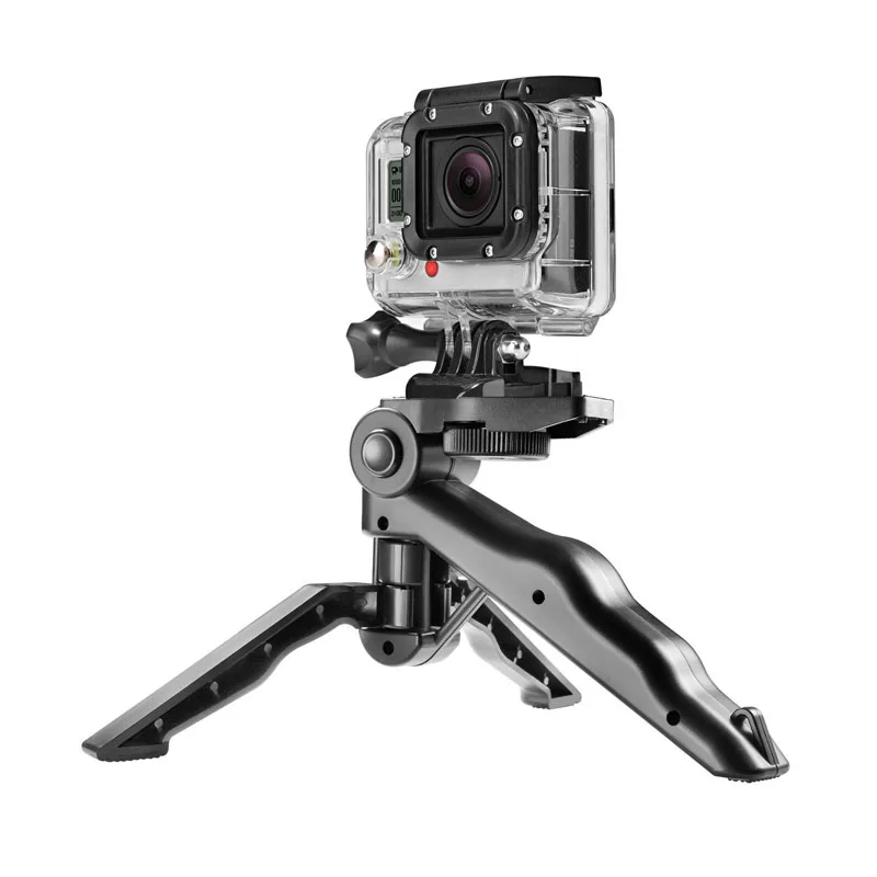 Camera Tripod Tripods for Gopro Hero 12 11 10 9 8 7 6 5 4 3 2 Black Portable Table for Go Pro SJ4000 YI 4K EKEN H9R Accessories