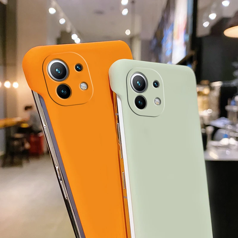 Ultra Thin Frameless PC Phone Case Cover For Xiaomi Mi 11 12 10T Lite Redmi Note 9 9s 10 4G 10S 8 Pro Max 9T Poco F3 5G _voghion.com