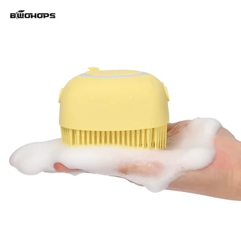 

Baby Silicone Bath Brush Shampoo Dirt Removal Soft Brushes Rub Back Exfoliating Massage Body Cleaning Food-grade Materials