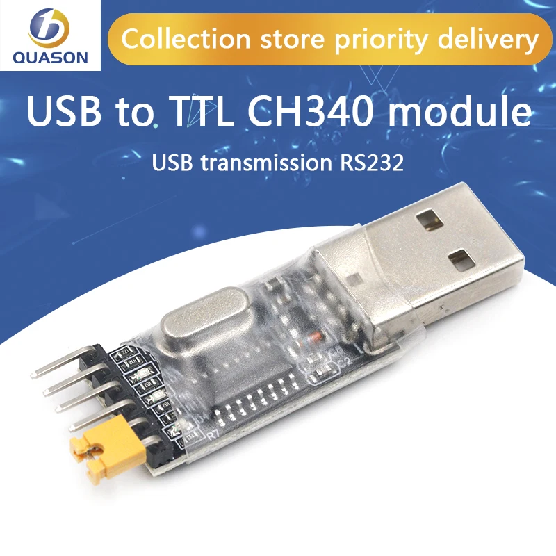 USB to TTL converter UART module CH340G CH340 3.3V 5V switch | Электронные компоненты и принадлежности