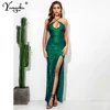 Sexy Backless maxi Sequin woman dress women summer clothes club outfits bodycon vintage Party Dress elegant Long dresses vestido ► Photo 1/6