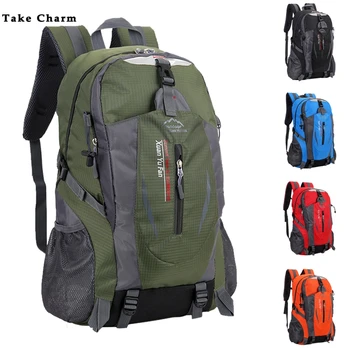Mochila de viaje de nailon para hombre y mujer, bolsa deportiva impermeable para jóvenes, informal, para acampar, al aire libre para ordenador portátil y senderismo, nueva