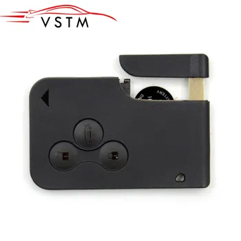 

New Arrival Re-Nault Me-Gane Sc-EnicII Clio ETC RF Type 3 Button Remote Alarm Key FOB Card