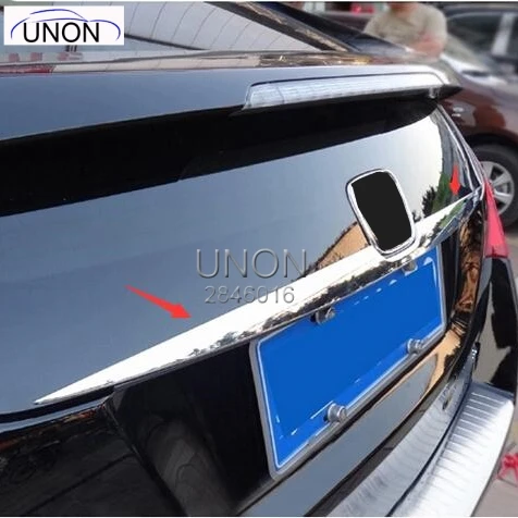Обшивка крышки багажника 1 шт. для Honda Crosstour 2011 2013|trim cover|trunk lid trimhonda trim |