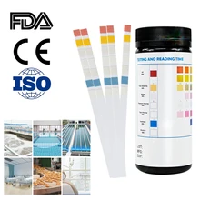 7 In 1 Aquarium Test Strip Testen Zuurgraad En Alkaliteit Ph Kh Gh Nitraat Nitriet Aquarium Test Papier Alkaline test Tool 50 Stuks