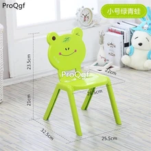 ProQgf 1Pcs A Set Student Lovely animal shape Stool green frog