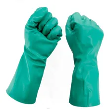 Анти-скольжения бутадиен-нитрильный каучук Перчатки, растворителей, масла, кислот и щелочей стойкий лабораторий