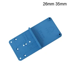 Drilling Positioning Template Woodworking Tool Hinge Hole Drilling Guide Locator Plastic strict calibration multi tools DIY