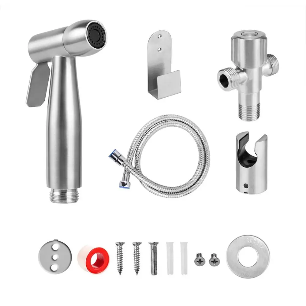 

Bidet Handheld Multi-function Toilet Sprayer Faucet Cleaning Shower Set
