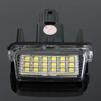 

2X Error Free 18 LED Car Number License Plate Light for Toyota Yaris Vitz Camry Hybrid Corolla Avensis SAI Noah Prius C Verso S