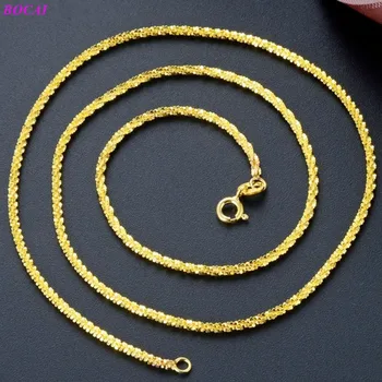 

BOCAI S925 Sterling Silver cauliflower Necklace 2020 fashion 925Silver Chain Girl Necklace temperament popular jewelry