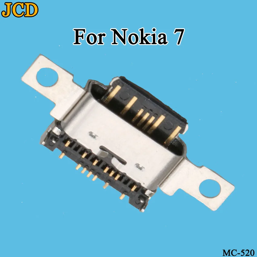 JCD 10 шт./лот для Nokia 7 usb порт зарядки разъем док-станция