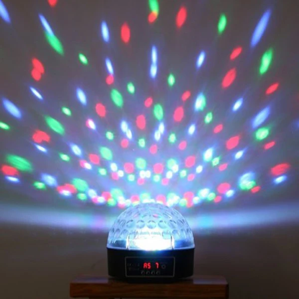 Мини диско сценический светодиодный RGB Кристалл Эффект Точечный светильник шар