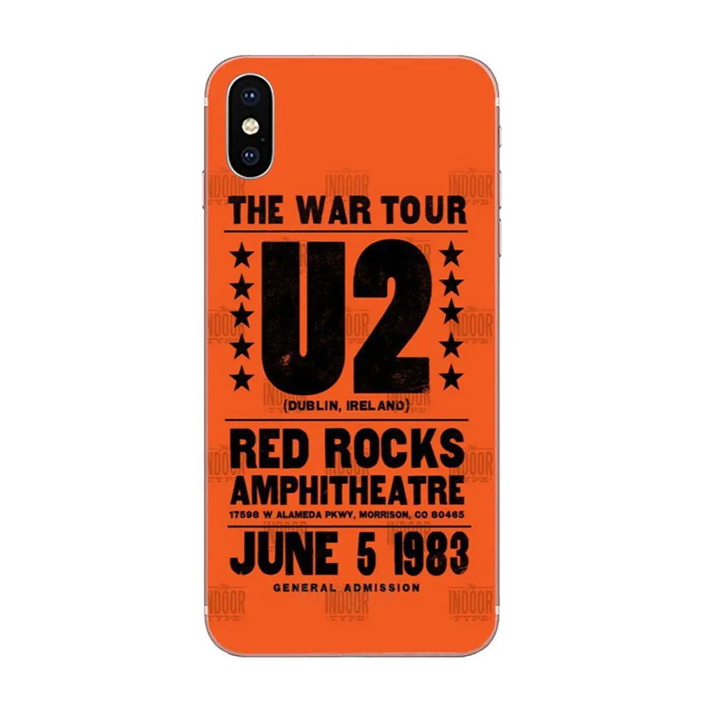 Rock Music U2 Irish Logo Painted Cover Style Design Cell Phone Case For Apple Iphone X Xs Max Xr 4 4s 5 5c 5s Se 6 6s 7 8 Plus Half Wrapped Cases Aliexpress