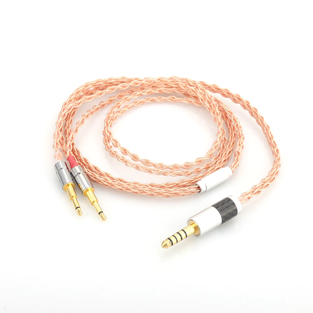 8cores 4 4mm Balanced Silver Plated Headphone Upgrade Cablefor HD477 HD497 HD212 Pro EH250 EH350 Headset