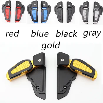 

Motorcycle CNC Rear Passenger Foldable Footrest Extension Foot Pegs Pedals Pad for Vespa Scooter Primavera Sprint 150 2017 2018