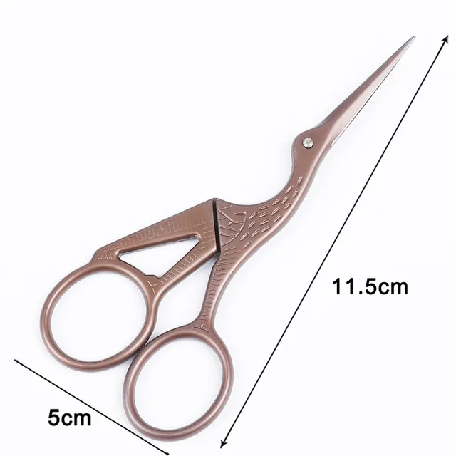 Vintage Stainless Steel Tailor Yarn Trim Cut cross stitch Scissor fabric Needlework Embroidery Thread knitting tool Sewing Tool 25