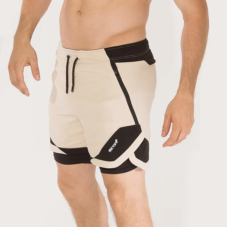 Новые мужские шорты для фитнеса бодибилдинга, мужские летние тренажерные залы, Мужские дышащие сетчатые спортивные шорты для бега, пляжные шорты, EE6DK