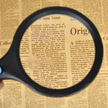 

10 LED Lights Handheld Illuminated Magnifier Double Lens Microscope Magnifying Glass For Observe insects stamps Jewelry Tools.