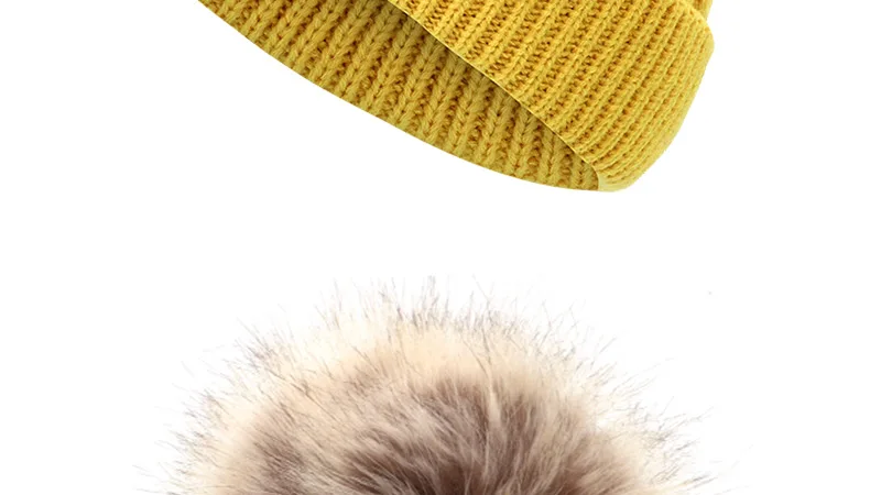 new fashion solid color children's knit beanie Kids Brand Boys girls Winter pompom casual hat Baby Toddler Soft cap warm
