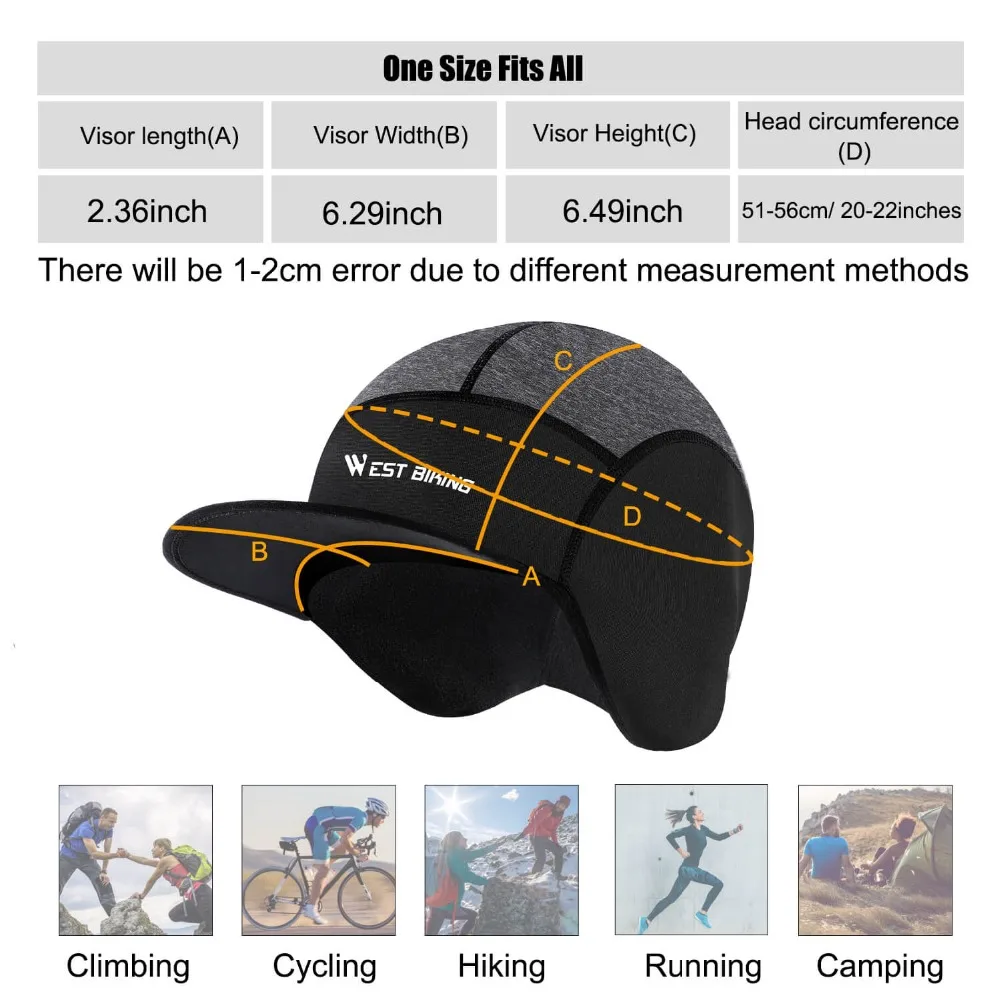 Running Beanie Cycling Cap Winter Cold Weather Snowboard